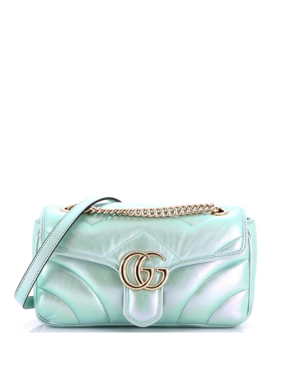 Gucci Gg Marmont Flap Bag Chevron #330923G19B
